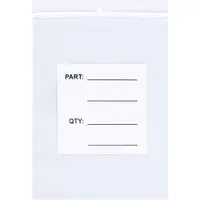 Parts Bags w/Hang Holes, 4 Mil, 12" x 15", Clear, 500/Case