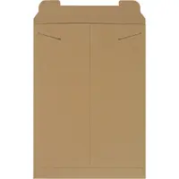 Stayflats® Mailers, 13" x 18", Kraft, 100/Case