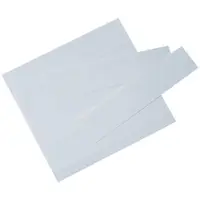 Plastic Label Holder Insert Cards, 6" x 1 1/4" White, 400/Case