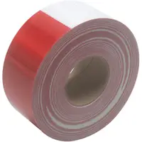 3M™ 983 Reflective Tape, 22.0 Mil, 3" x 150', Red/White, 1/Case