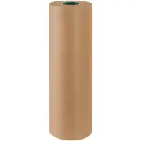 Poly Coated Kraft Paper Roll, 50#, 24" x 600', Kraft, 1 Roll