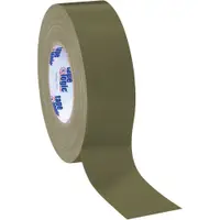 Tape Logic® Duct Tape, 10 Mil, 2" x 60 yds., Olive Green, 3/Case