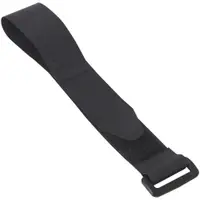 Velcro® Cinch Straps, 1" x 12", Black, 25/Case