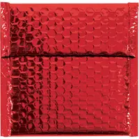 Glamour Bubble Mailers, 7" x 6 3/4", Red, 72/Case