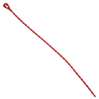 Beaded Security Tie, 8", Red, 2000/Case