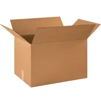 Corrugated Boxes, 21" x 14" x 14", Kraft, 20/Bundle; 120/Skid