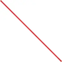 Plastic Twist Ties, 4" x 5/32", Red, 2000/Case