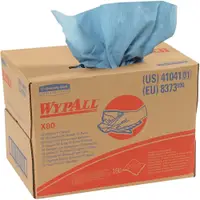 WypALL® X80 Shop Pro Wipers Dispenser Box, Blue, 160/Case