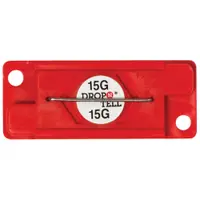 Drop-N-Tell® Indicator, 15G, Red, 25/Case