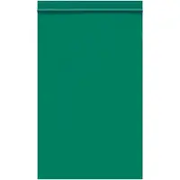 Reclosable Poly Bags, 2 Mil, 5" x 8", Green, 1000/ Case