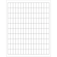 Tape Logic® Rectangular Laser Labels, 1/2" x 1", White, 16000/Case