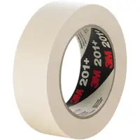3M™ 201+ Masking Tape, 4.4 Mil, 3/4" x 60 yds., Tan, 48/Case