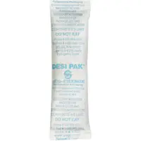 Tyvek® Clay Desiccants, 5 Gallon Pail, 1" x 3 1/2" x 1/4", White, 700/Case
