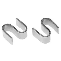 Wire Shelving S-Hooks, 8/Case