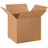 Corrugated Boxes, 20" x 18" x 18", Kraft, 15/Bundle; 150/Skid