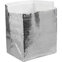 Insulated Box Liners, 11" x 8" x 6", Silver, 25/Case