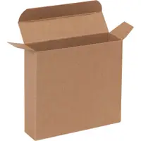 Reverse Tuck Folding Cartons, 4 13/16" x 1 1/4" x 4 13/16", Kraft, 250/Case