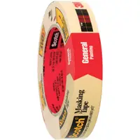 3M™ 2050 Masking Tape, 5.0 Mil, 1" x 60 yds., Natural, 36/Case