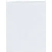 Slide-Seal Reclosable 3 Mil Poly Bags, 16" x 12", Clear, 100/Case