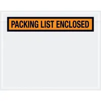 Tape Logic® "Packing List Enclosed" Envelopes, 7" x 5 1/2", Orange, 1000/Case