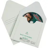 Fibreboard CD Mailers, 5 1/8" x 5", White, 100/Case