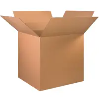 Double Wall Boxes, 32" x 32" x 32", Kraft, 5/Bundle; 90/Skid