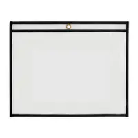 Stitched Job Ticket Holders, 11" x 8 1/2", Black, 25/Case