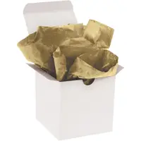 Gift Grade Tissue Paper, 20" x 30", Metallic Gold, 200/Case