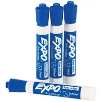 Expo® Dry Erase Markers, Blue, 12/Case