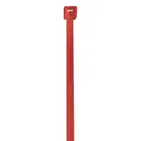 Colored Cable Ties, 18#, 4", Fluorescent Red, 1000/Case