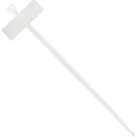 Identification Cable Ties, 4", Natural, 1000/Case