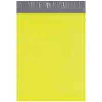 Poly Mailers, 12" x 15 1/2", Yellow, 100/Case
