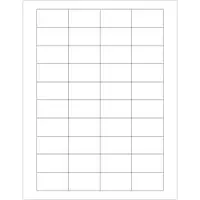 Tape Logic® Rectangular Laser Labels, 1 3/4" x 1", White, 4000/Case