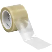 3M™ 471 Vinyl Tape, 5.2 Mil, 3" x 36 yds., Clear, 3/Case