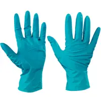 Ansell® Touch N Tuff® Nitrile Gloves, Medium, Green, 100/Case