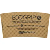 Hot Cup Sleeves, 5" x 2 1/2", Brown, 1300/Case