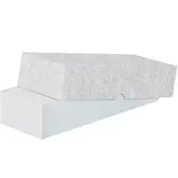 Stationery Set-Up Cartons, 10" x 3 1/2" x 2", Gray Leatherette, 100/Case