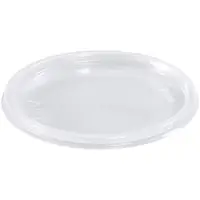 Deli Container Lids for 8, 12, 16 and 32 oz., 4 1/2", Clear, 500/Case