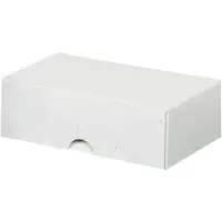 Stationery Folding Cartons, 6" x 3 1/2" x 2", White, 200/Case