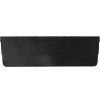 Plastic Shelf Bin Dividers, 9 7/8" x 3", Black, 50/Case