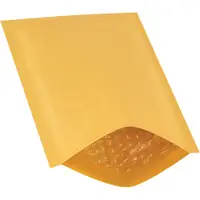 Heat-Seal Bubble Mailers, #0, 6" x 10", Kraft, 25/Case