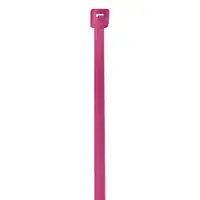 Colored Cable Ties, 18#, 4", Fluorescent Pink, 1000/Case