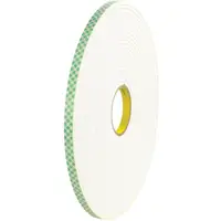 3M™ 4004 Double Sided Foam Tape, 1/2" x 18 yds., 1/4", Natural, 1/Case