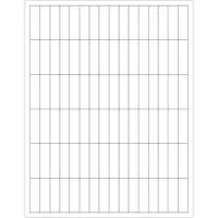 Tape Logic® Rectangular Laser Labels, 1/2" x 1 3/4", White, 9600/Case