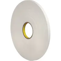 3M™ 4462 Double Sided Foam Tape, 1/2" x 5 yds., 1/32", White, 1/Case
