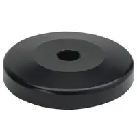 Donut Bumpers for Swivel Casters, Black, 4/Case