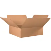 Corrugated Boxes, 36" x 36" x 12", Kraft, 10/Bundle; 120/Skid