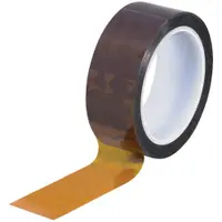 Kapton® Tape, 1 1/4" x 36 yds., Amber, 1/Case