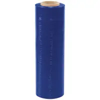 Cast Hand Stretch Film, 18" x 120 Gauge x 1000', Blue, 4/Case