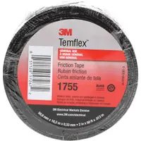 3M™ 1755 Cotton Friction Tape, 13 Mil, 3/4" x 60', Black, 20/Case